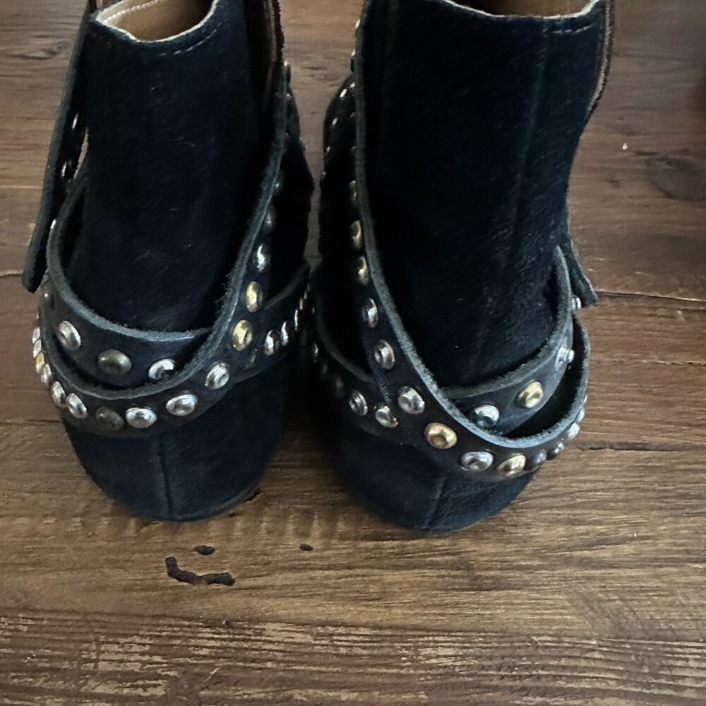 ISABEL MARANT "Hey Jude" suede booties with studs ~ pre-owned, size 39! - Picture 3 of 6